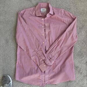 Men's Pink and Red Shirt
